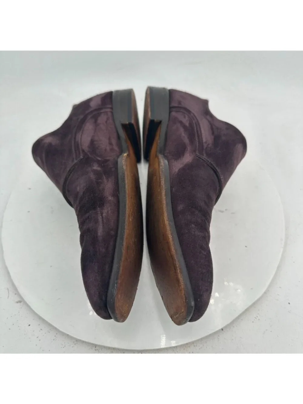 Stefano Branchini Men Size 7 Brown Suede Double Monk Buckle Dress Shoes